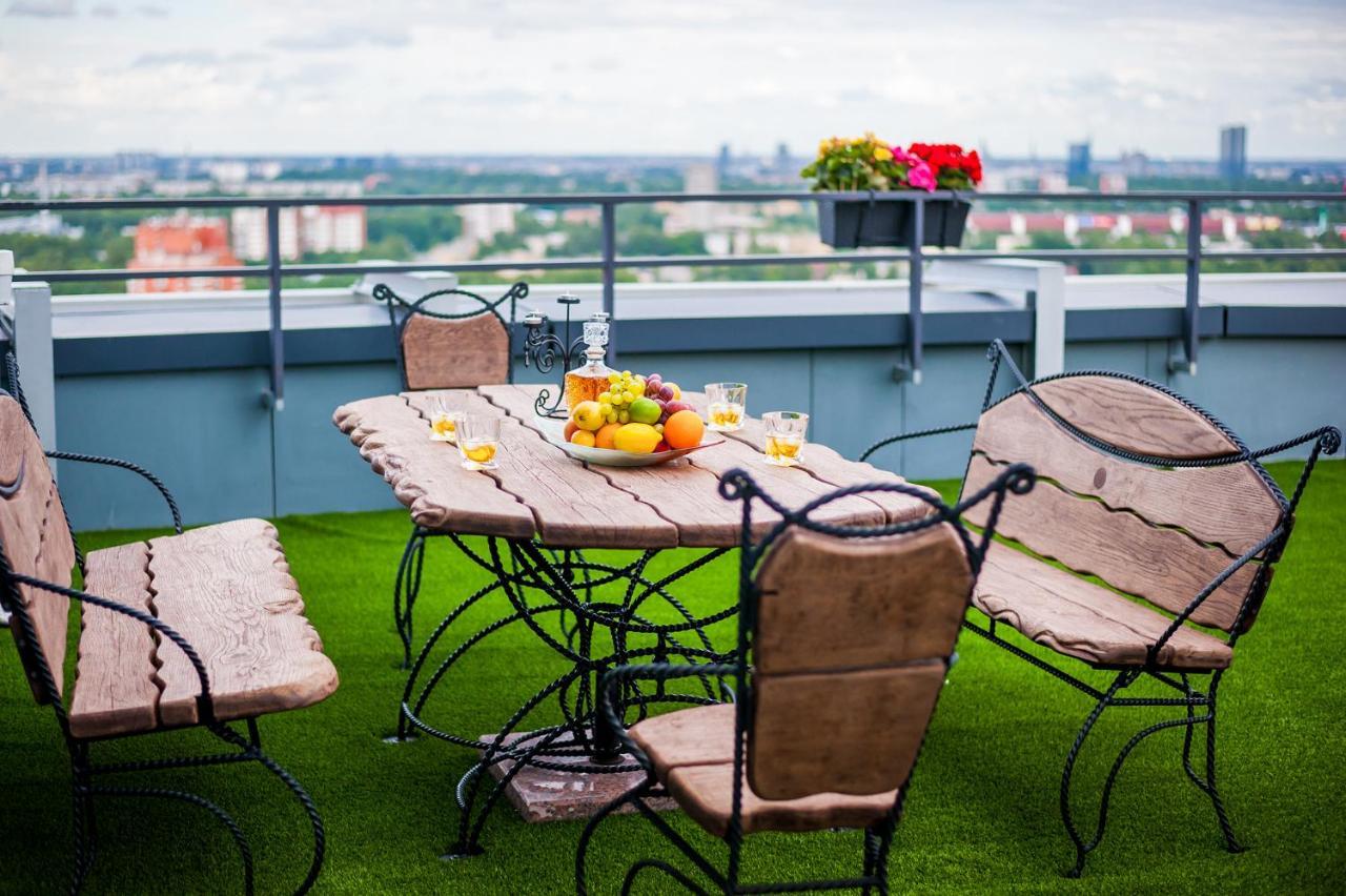 Skyhouse Riga Amazing Penthouse And Spa Eksteriør bilde